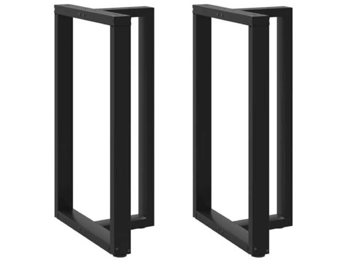 HGDFWRQW Bartischbeine T-Form 2er Set Stehtischbeine Schwarz 100cm Stabile Untergestelle aus pulverbeschichtetem Stahl für Stehtische in Küche oder Bar mit verstellbaren Nivellierfüßen.