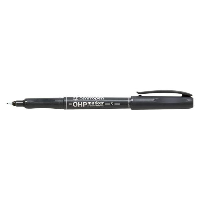 Centropen Marker 2634, schwarz, 10stk, 0.3mm, Alkoholfbasis, Preis pro Stück (Schwarz) (626340112)