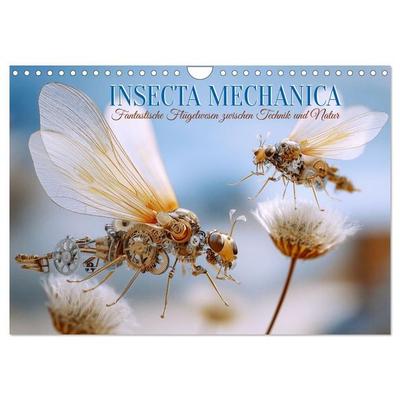 Insecta Mechanica. Fantastische Flügelwesen zwischen Technik und Natur (Wandkalender 2027 DIN A4 quer), CALVENDO Monatskalender