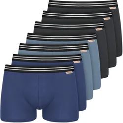 NUR DIE Herren Boxer Cotton Stretch 7er Pack