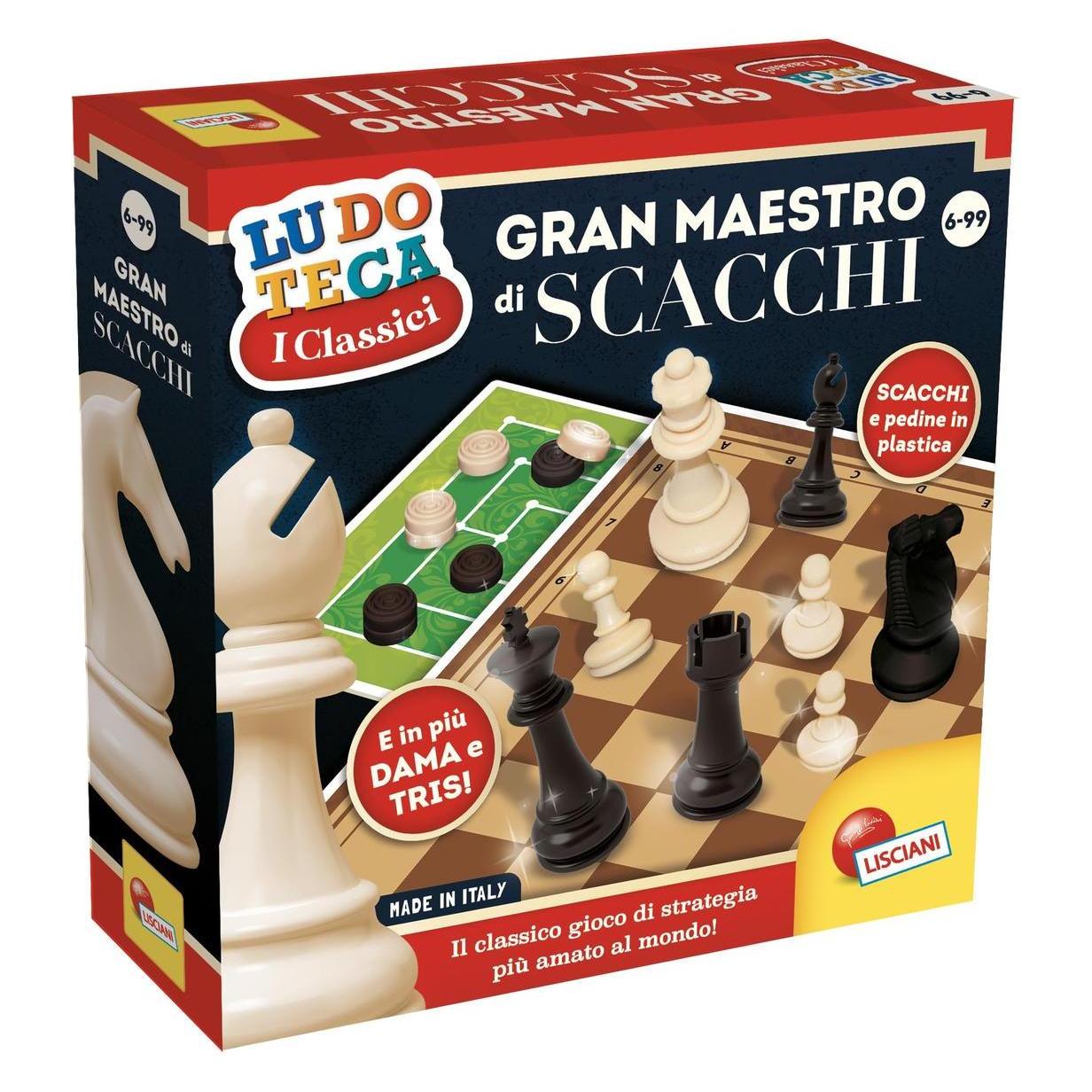 Lisciani 3 In 1 Grand Master Chess Game Play Library (1 - 2 Spieler) (38698566)