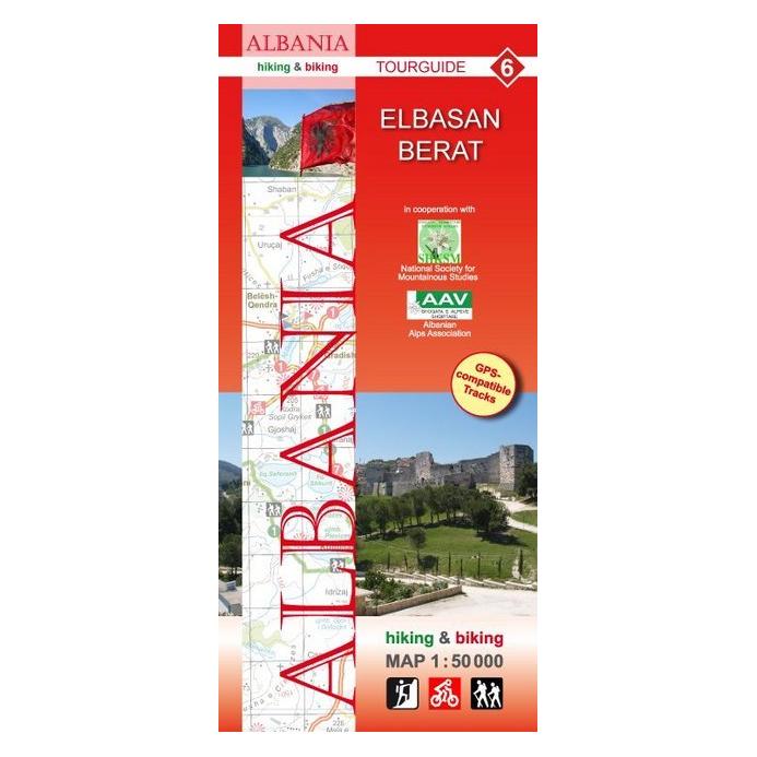Huber Kartographie GmbH:Albania hiking (40531694)