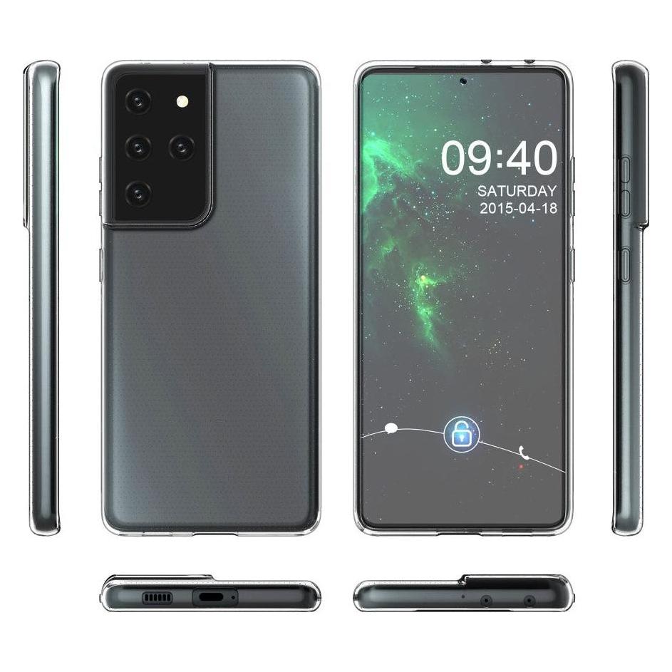 Cover-Discount Galaxy S21 Ultra - Silikon Case Hülle transparent (Samsung Galaxy S21 Ultra) (101231727A)