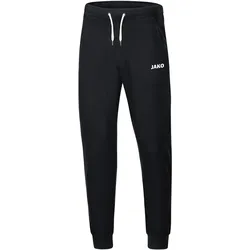 JAKO, Unisex, Sporthose, Jogginghose Base mit Bündchen (128), Schwarz