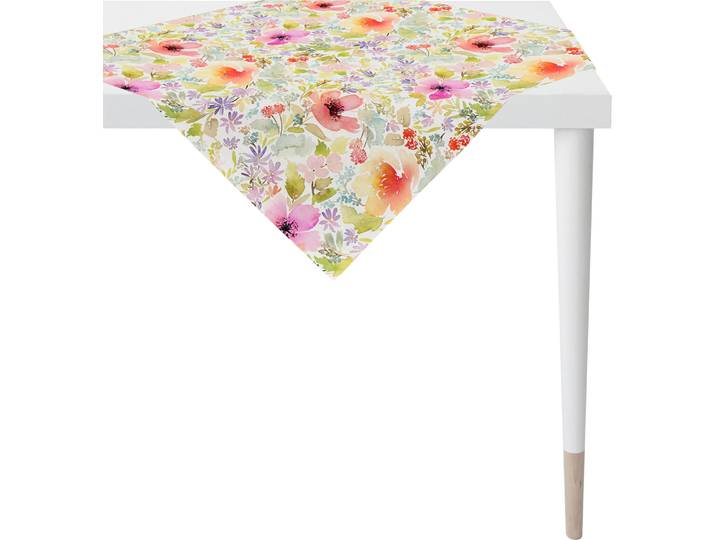 Mitteldecke APELT 6511 SUMMERTIME, Sommerdeko, Sommer , rot, B:88cm L:88cm, Baumwolle, Polyester, Tischdecken, Mitteldecke, Digitaldruck