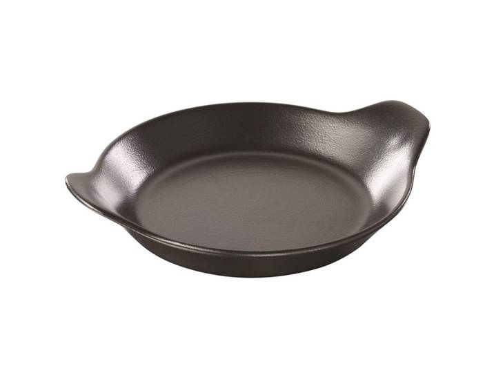 Eierpfanne Revol schwarz matt Porzellan D 18 cm - Eierpfanne