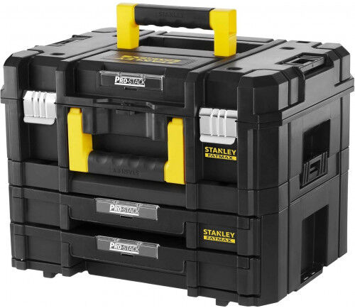 Stanley FMST1-71981 FatMax Pro-Stack Combo Kit mallette + mallette 2 tiroirs