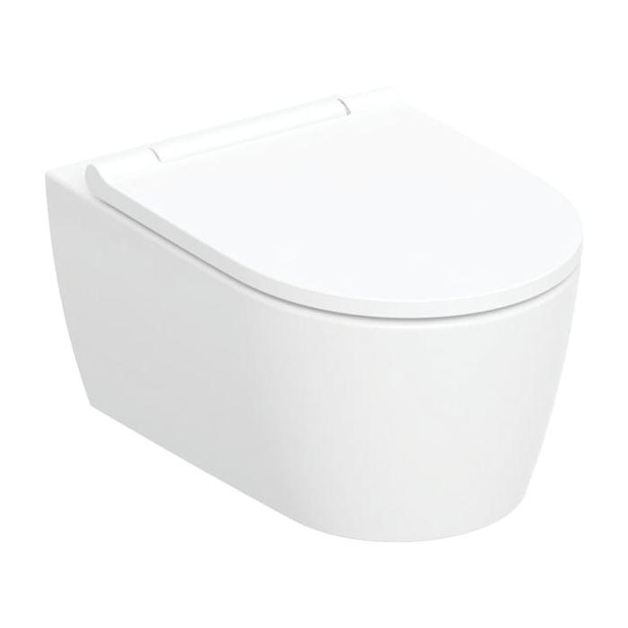 Geberit One Wand-Tiefspül-WC 500201011 mit WC-Sitz, weiß/weiß KeraTect