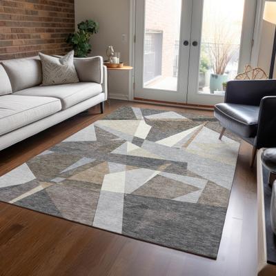 Addison Rugs Machine Washable Indoor/ Outdoor Funky Abstract Chantille Rug