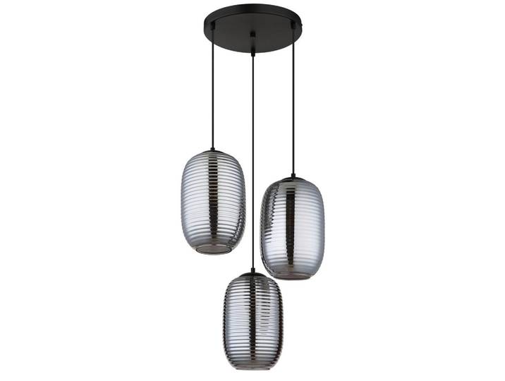 Globo Hängeleuchte, Grau, Schwarz, Metall, Kunststoff, Glas, 120 cm, CE, Lampen & Leuchten, Innenbeleuchtung, Hängelampen, Pendelleuchte