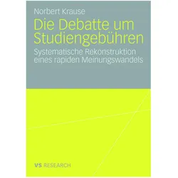 Die Debatte um Studiengebühren, Fachbücher von Norbert Krause