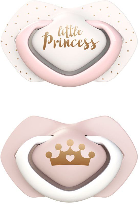 Canpol babies Royal Baby A 0-6 m tétine Pink 2 pcs