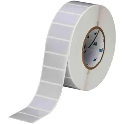 Brady, Etikettenrolle, Polyesteretiketten, satin, silber, mit Klebstoff auf Gummibasis, 76-mm-Kern (55.88 mm)