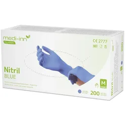 BodyProducts 2000 Medi-Inn Nitrilhandschuhe Blue 200  - puderfrei - Gr.XL - Einmalhandschuhe