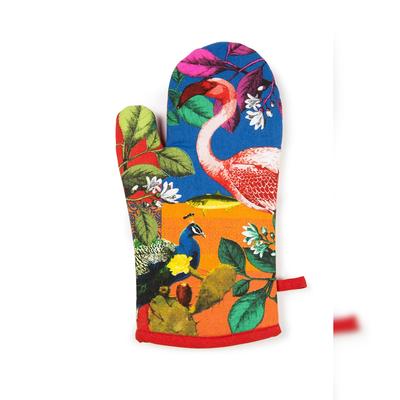 Excelsa Ofenhandschuh Rhapsody Baumwolle 32X18 Cm Bunt