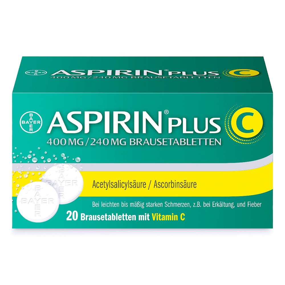 Bayer Vital GmbH Aspirin plus C Brausetabletten 01894063