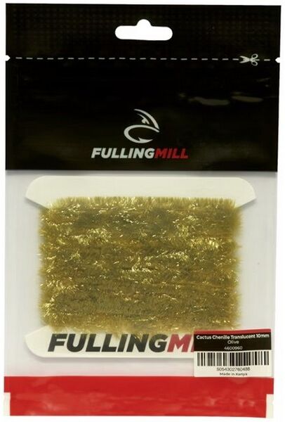 Fulling Mill Cactus Chenille Translucent 15mm-Olive