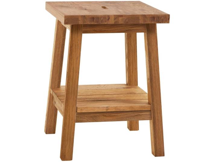 Hasena Nachttisch Noma Weiss Eiche B 48 H 39 cm - Nachttisch