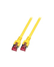 EFB Elektronik EFB-Elektronik Patch-Kabel RJ-45 M bis M 50 m SFTP CAT 6 halogenfrei geformt Gelb (K5511.50)