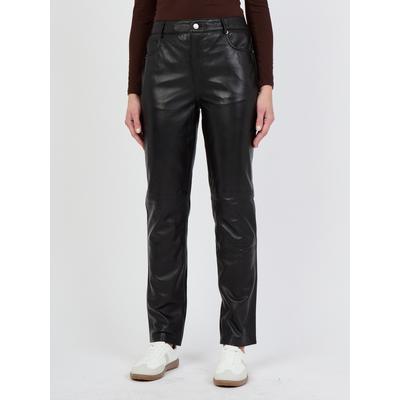Lederhose JCC "31019444", Damen, Gr. 34, Normalgrößen, schwarz, Obermaterial: 100% Lammleder, Hosen 5-Pocket-Hose