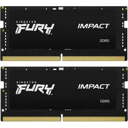 Kingston FURY Impact 32GB Kit (2x16GB) DDR5-4800 CL38 SO-DIMM Arbeitsspeicher