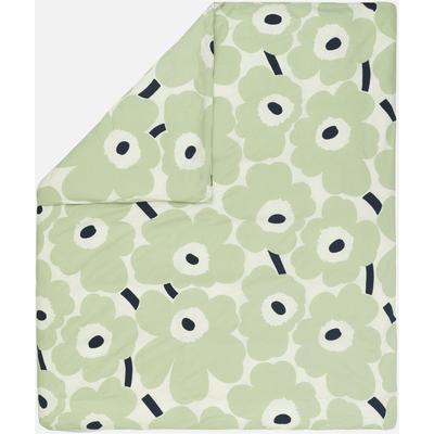 Bettbezug MARIMEKKO "UNIKKO", blau, B:200cm L:200cm, Seersucker, Obermaterial: 100% Baumwolle, Bettbezüge, Bettwäsche aus Baumwolle, ab 135-1400x200cm, Kissen separat verfügbar