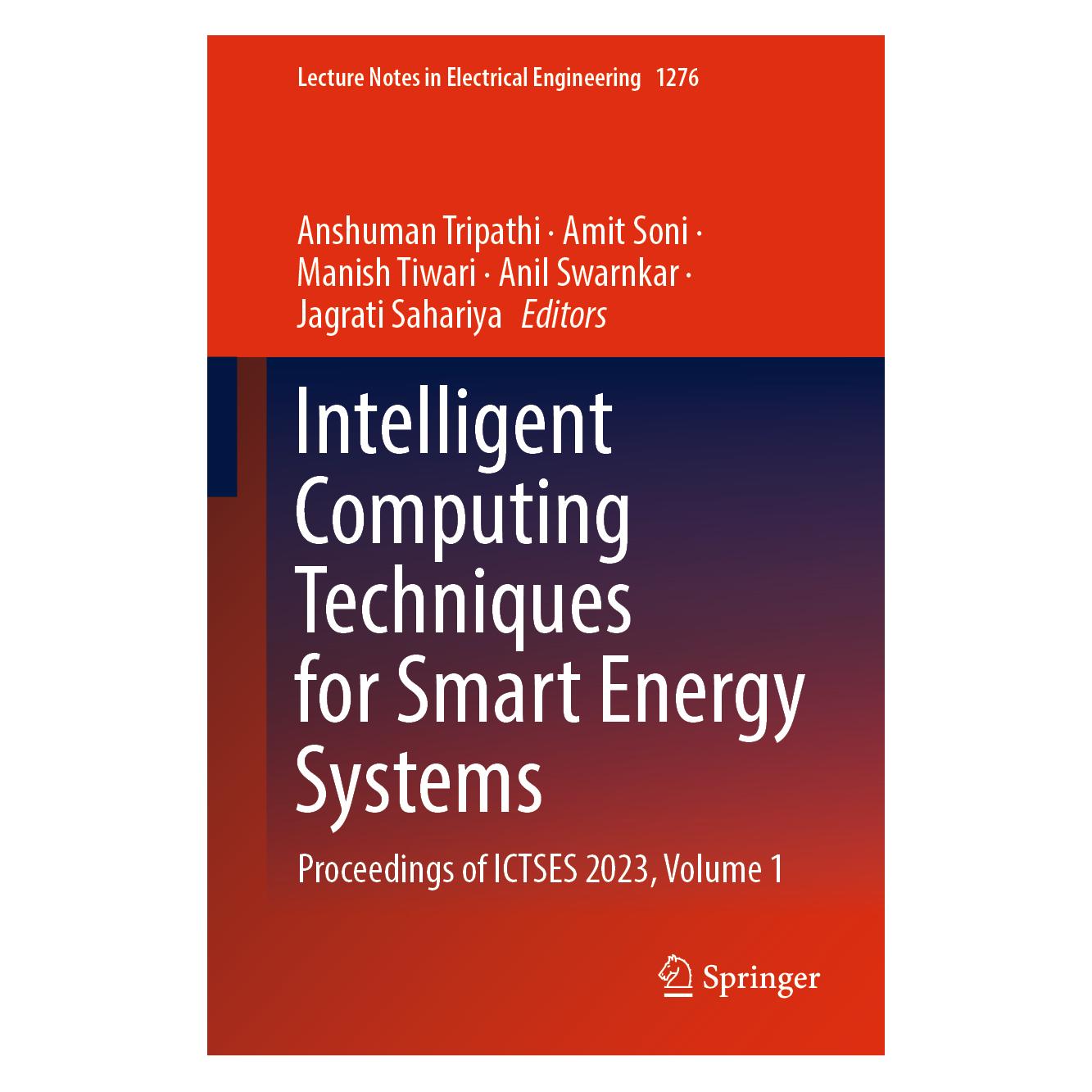 Springer Intelligent Computing Techniques for Smart Energy Systems (Englisch, Hardcover, Amit Soni, Manish Tiwary) (71878655)