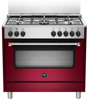 Ⓜ️🔵🔵🔵👌 BERTAZZONI LA GERMANIA AMN965EVIV - Cucina 5 fuochi gas, forno elettrico, 90x