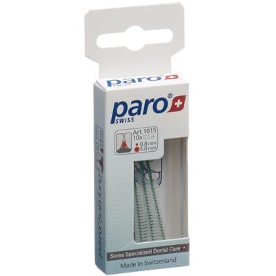 Paro Isola Long 5mm fein grün zyl 10 Stk St Zahnbürste