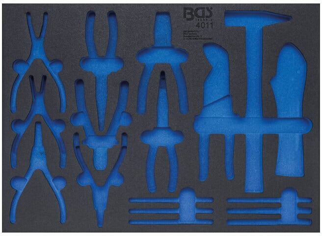 BGS Insert de servante d'atelier 3/3 vide pour art. 4011 ; BGS technic (4011-5)