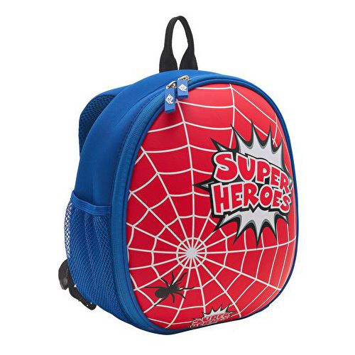 WEDO Kinder-Rucksack Spider Netztaschen innen/außen ROT