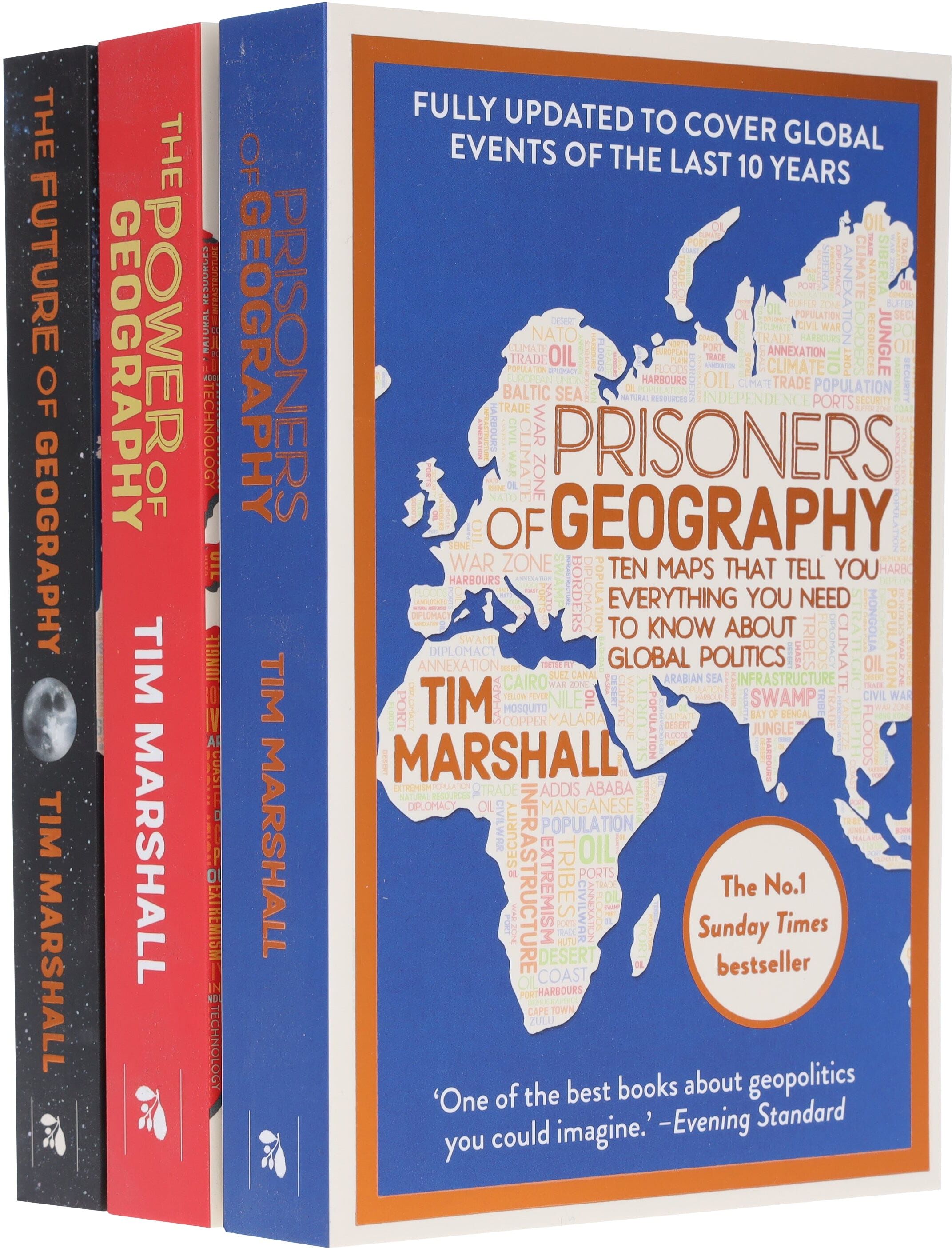 Tim Marshall on Geopolitics: Prisoners, Power & Future of Geography 3 Books Collection Set - Non Fiction - Paperback Elliott & Thompson Limited