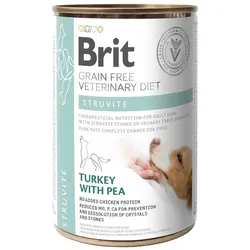 BRIT GF veterinärmedizinische Diäten Hund Struvite 400g Nassfutter für Hunde