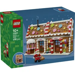 LEGO 40809 Weihnachtliches Lebkuchenhaus