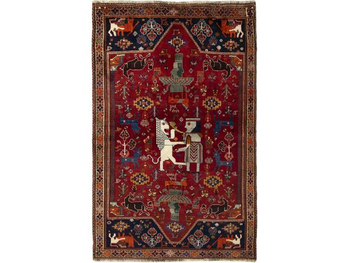 Shiraz Teppich 148x228 Handgeknüpft Orientteppich Perserteppich