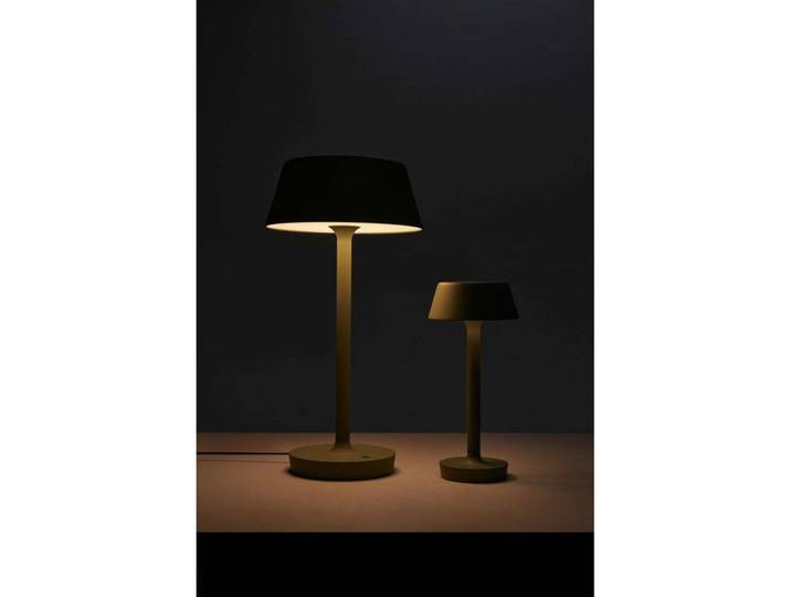 Companion Big T2 Tischleuchte Matt Grau - Antidark - Wohnzimmer - Aluminium