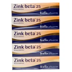 ZINK BETA 25 Brausetabletten 100 St