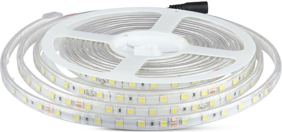 V-TAC LED-stripverlichting 5 meter - 4000K Natuurlijk Wit - IP65 Waterdicht - 10W per meter - 24V