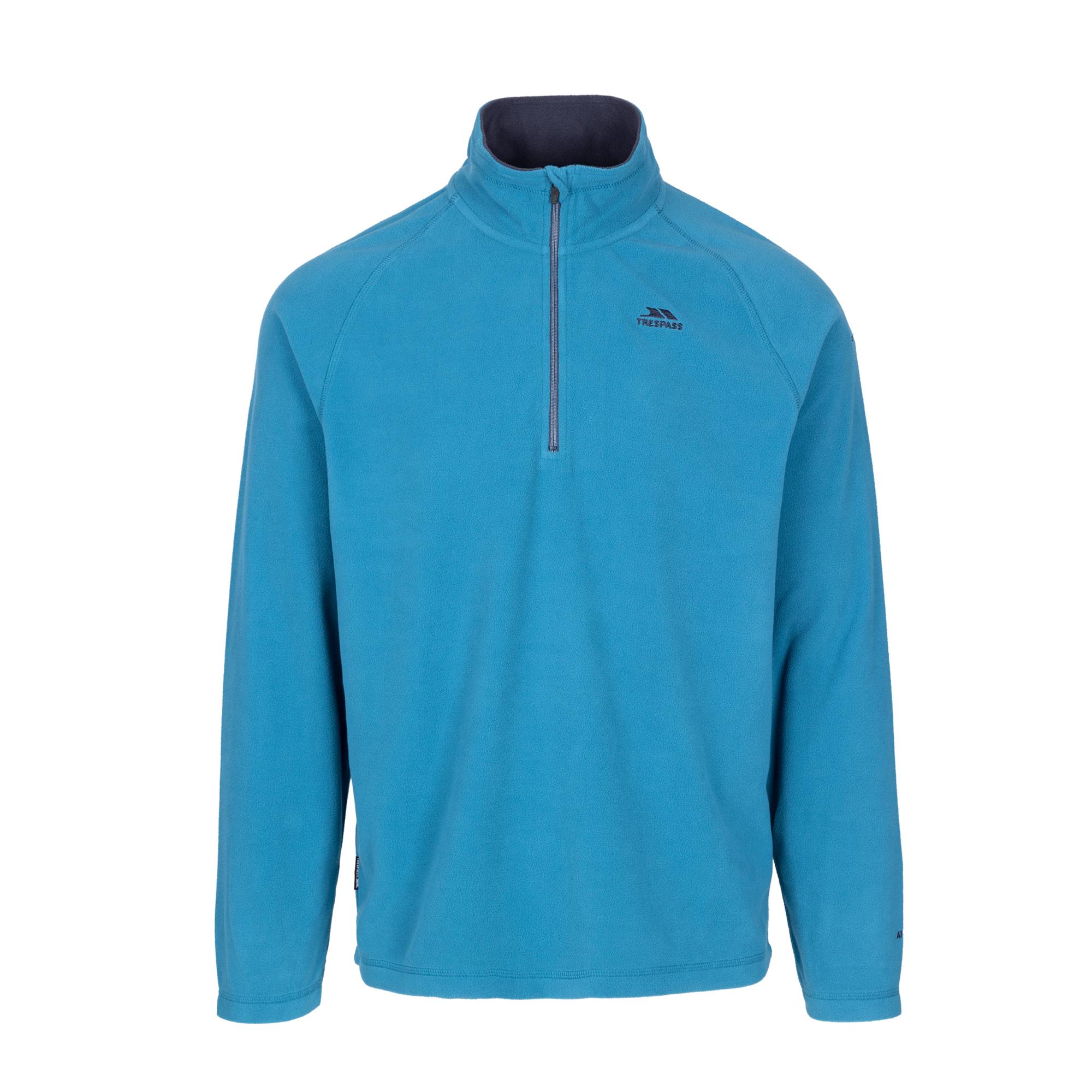 Trespass - Heren Blackford Microfleece (Bondi Blauw)