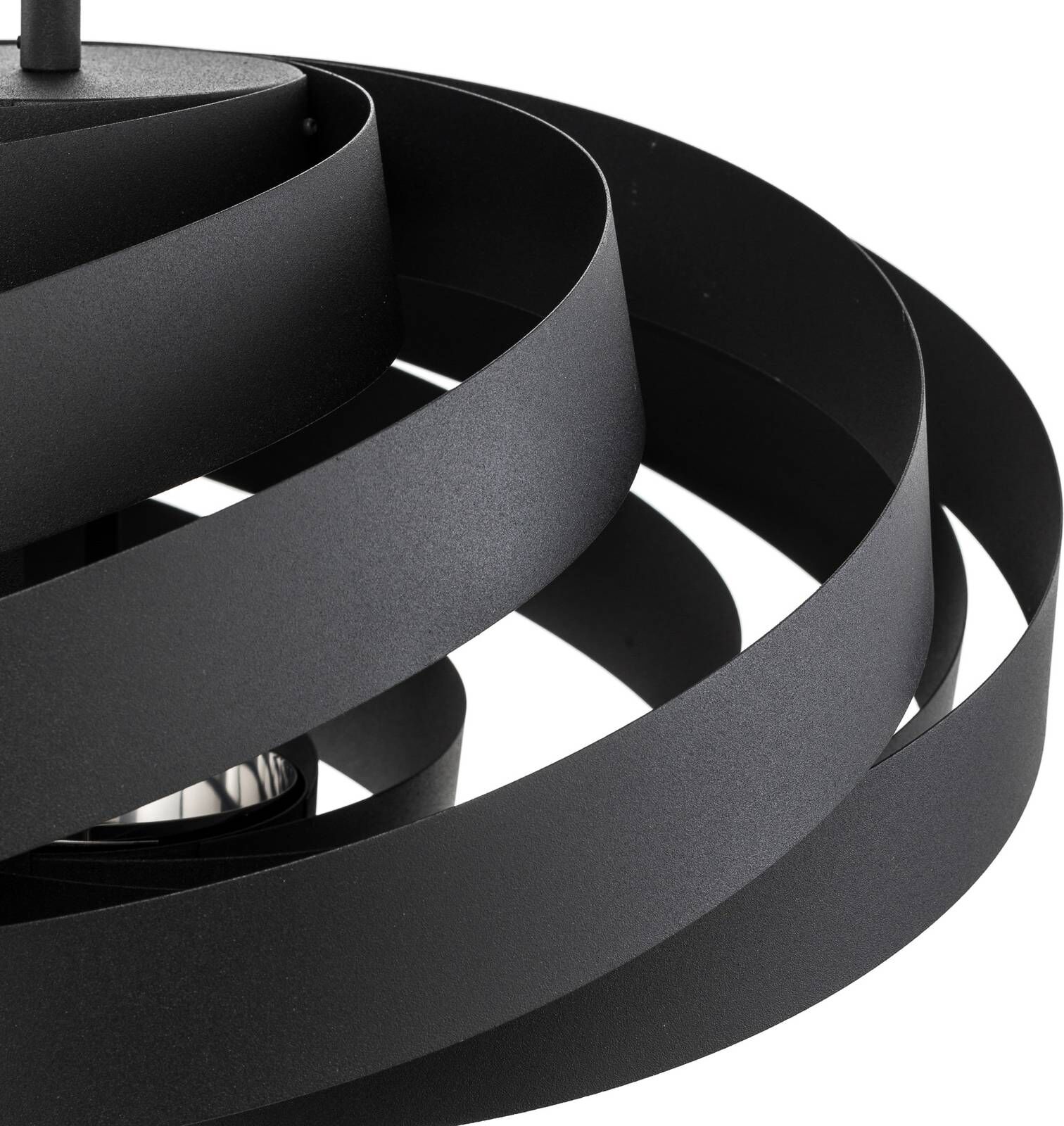 Deckenlampe Vento Domiluce, dimmbar, schwarz, für Wohn- / Esszimmer, Metall, Modern, Deckenlampe