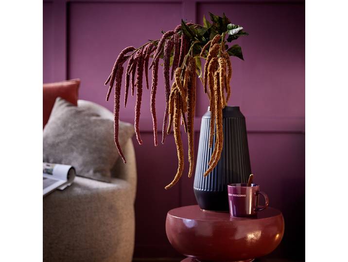 Kunstblume FLORISTA Millet/Hirse 15 x 110 x 15cm Rot