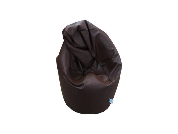 Pouf poire Natalia Spzoo Medium Point - Marron - Faux cuir - Adulte - 60cm x 60cm x 90cm