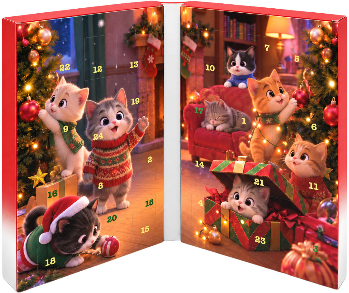 Calendario Avvento Natale Gatto In The Nature 1PZ