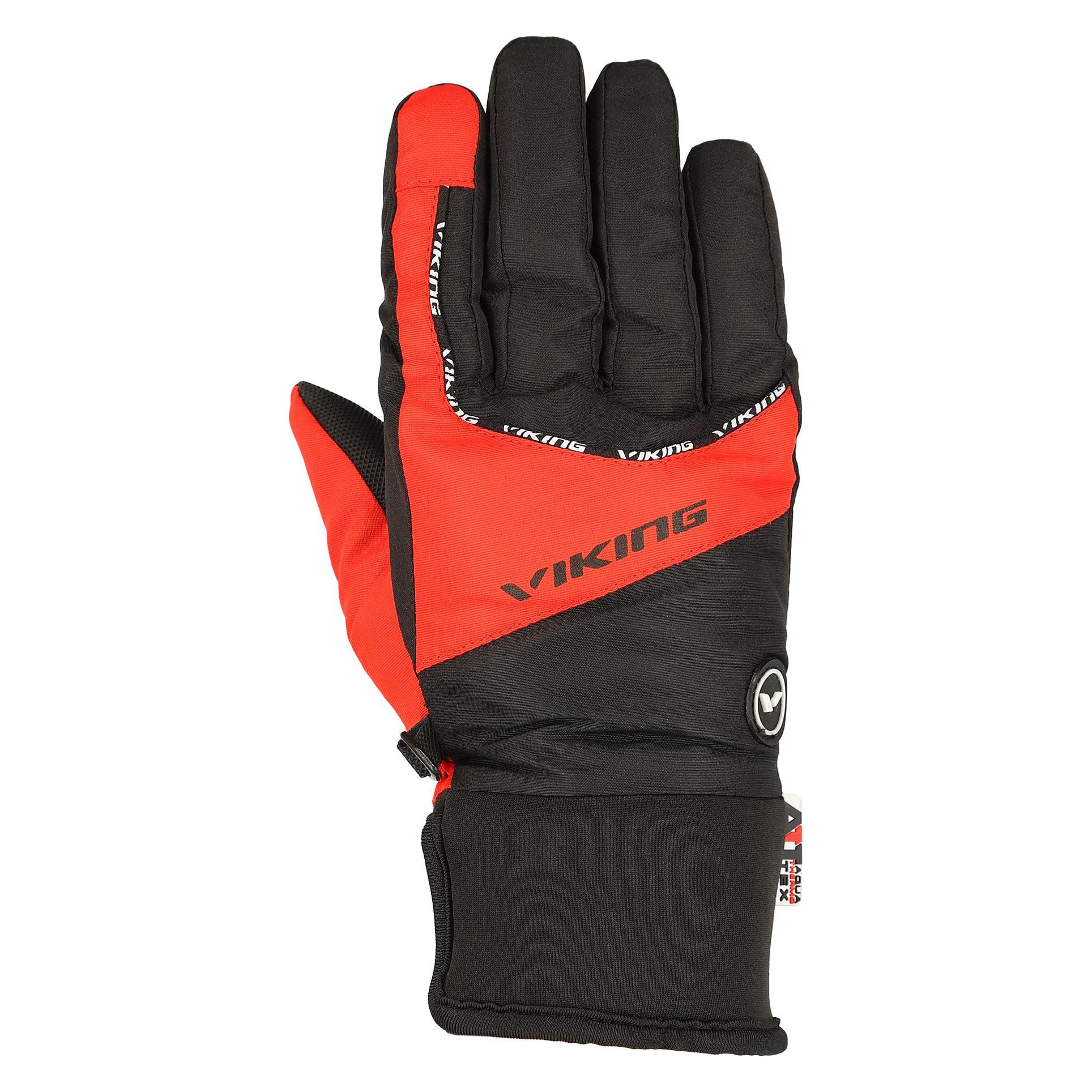 Vikingsports Viking Europe Fin Handschuhe Kinder schwarz/rot Handschuhgrösse 3 2021 Outdoor Handschuhe (3) (23653604)