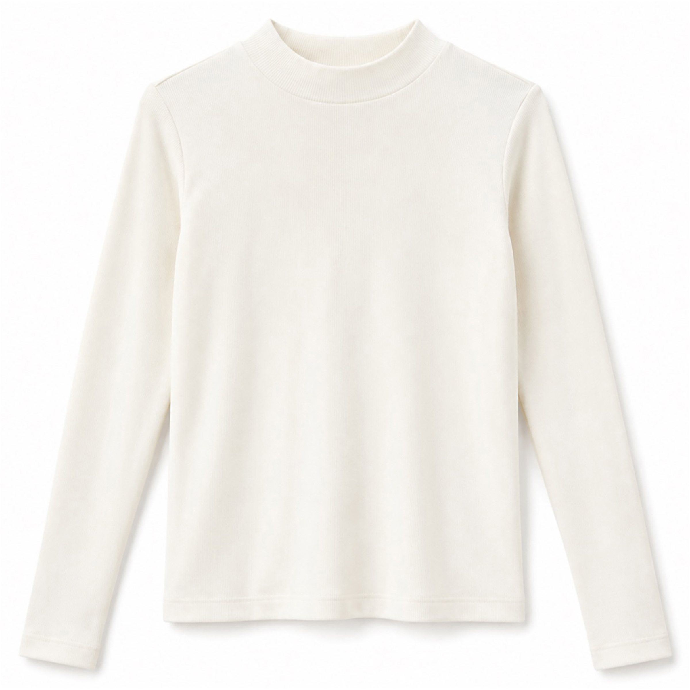 Mazine Basic Turtleneck Damen Longsleeves weiss Größe XS Lifestyle Hautfreundlich