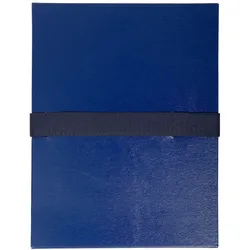 Exacompta Dokumentenmappe mit Balacroneinband, mit Klettverschlussband, 24x32cm für DIN A4