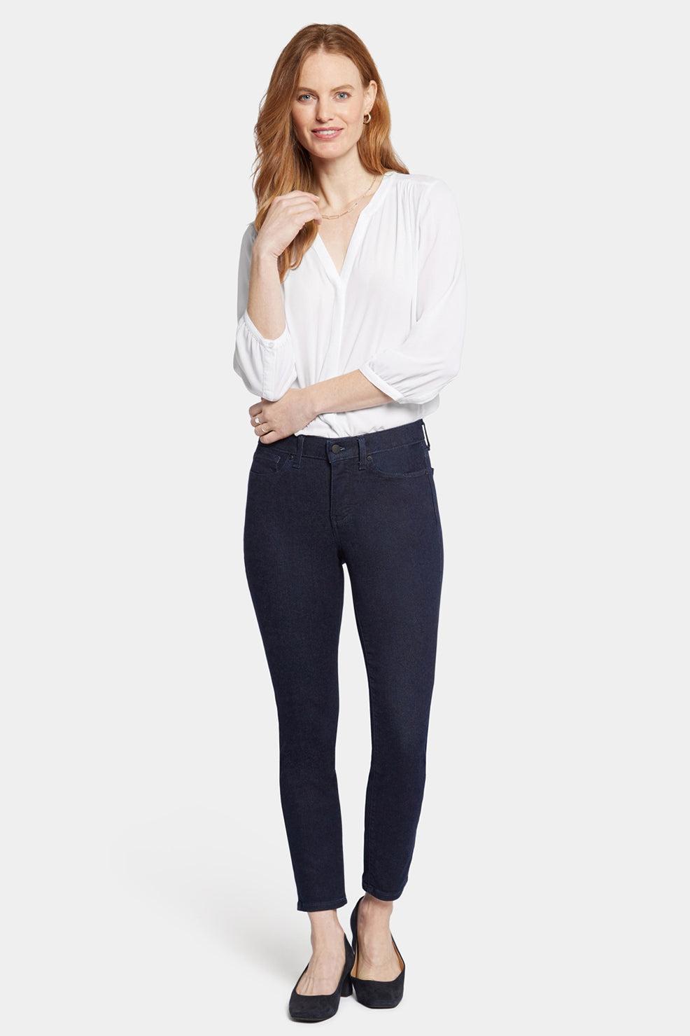 Alina Skinny Dunkelblaue Premium-Denim | Rinse