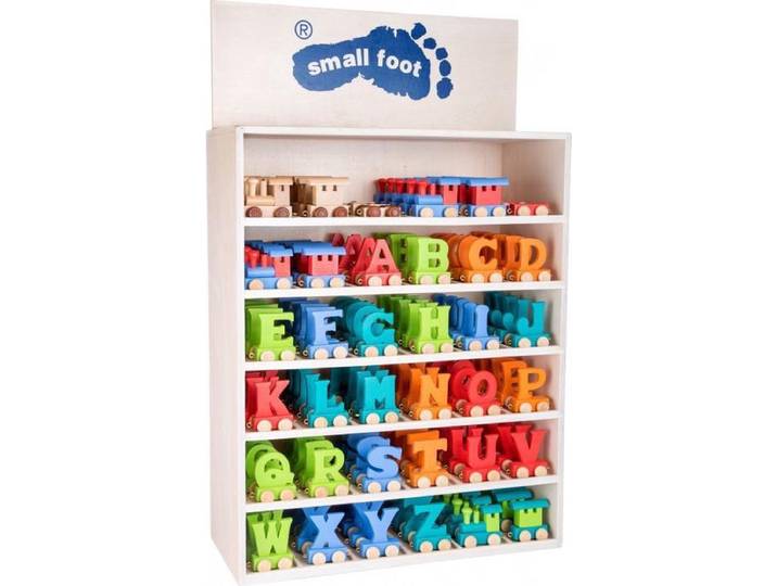Small Foot - Houten Lettertrein Kleur - V