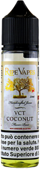 Ripe Vapes Vct Coconut Liquido Shot 20ml Tabacco Crema Vaniglia Cocco