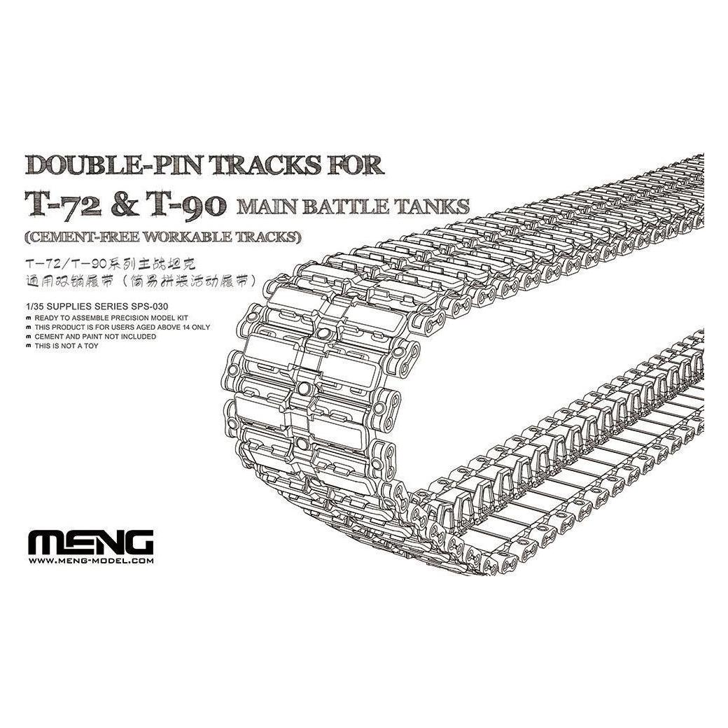 Meng-Model Double-Pin Tracks for T-72 & T-90 Main Battle Tanks(Cement-Free Worka (SPS-030)